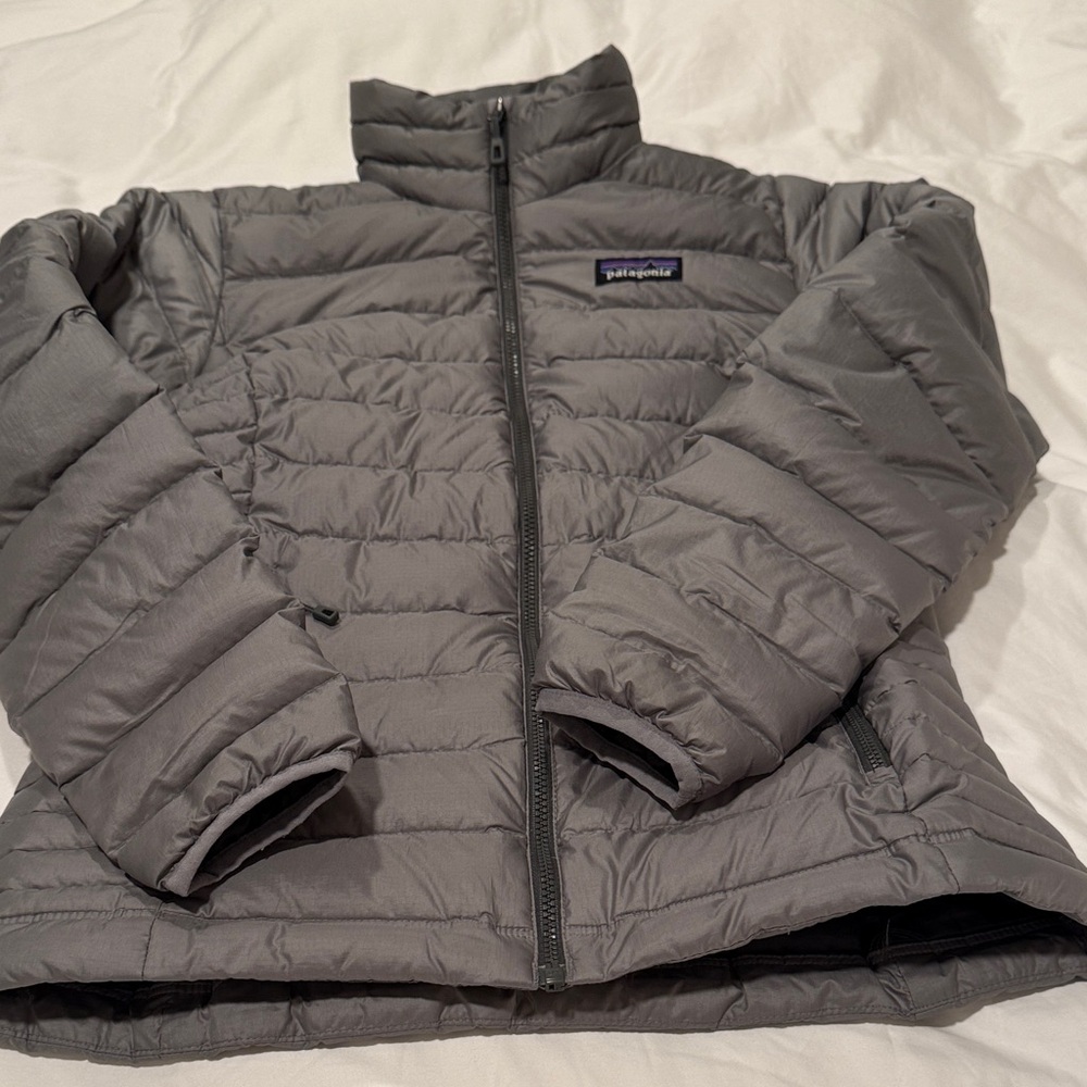Patagonia Gray Down Sweater Puffer Jacket XS